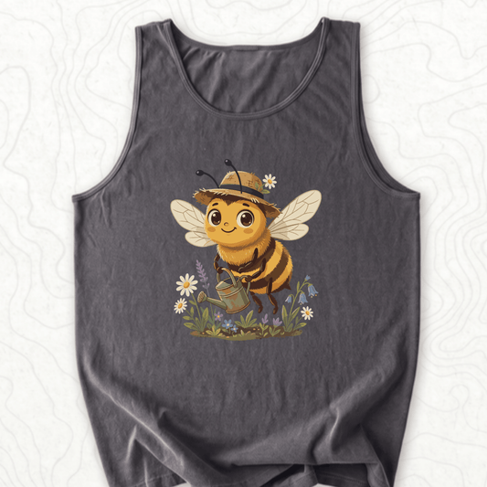 Cute Gardener Bee Tank Top - Pepper