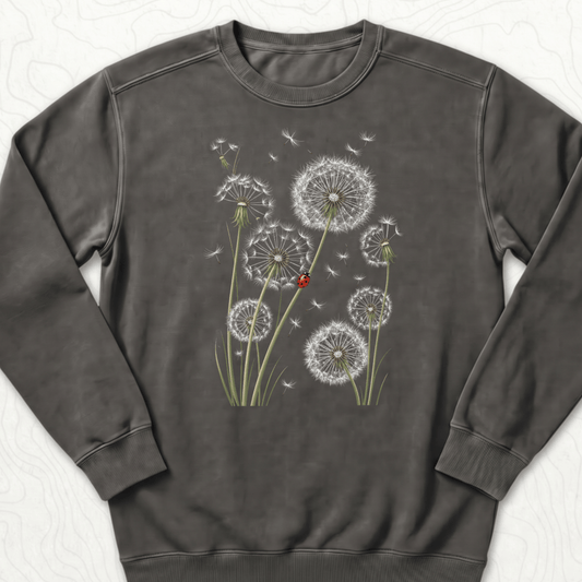 Dandelion Ladybug Sweatshirt - Pepper
