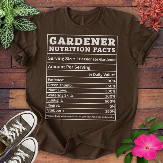 Gardener Facts T-shirt