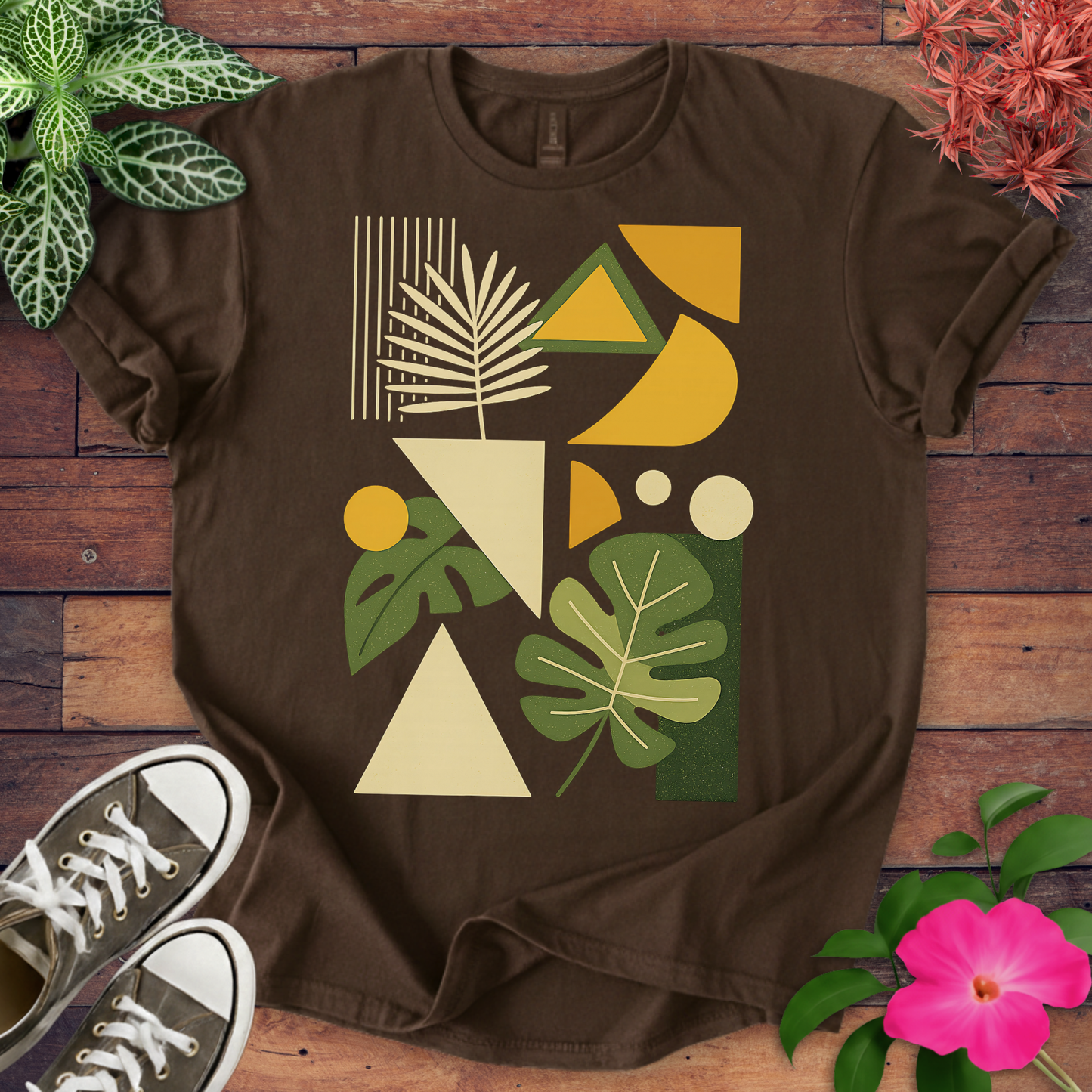 Geometric Jungle T-shirt