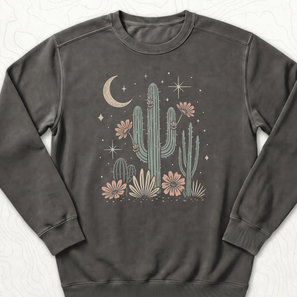 Desert Cactus Sweatshirt - Pepper