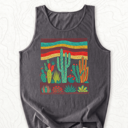 Desert Cactus Tank Top - Pepper