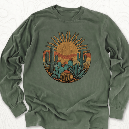 Desert Sunset LS T-shirt - Hemp