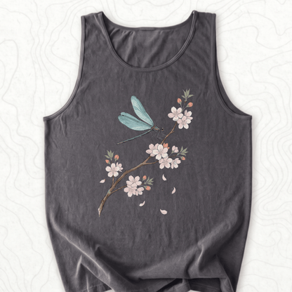 Dragonfly Blossom Tank Top - Pepper