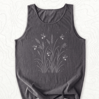 Fireflies Meadow Tank Top - Pepper