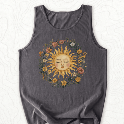 Floral Sun Tank Top - Pepper