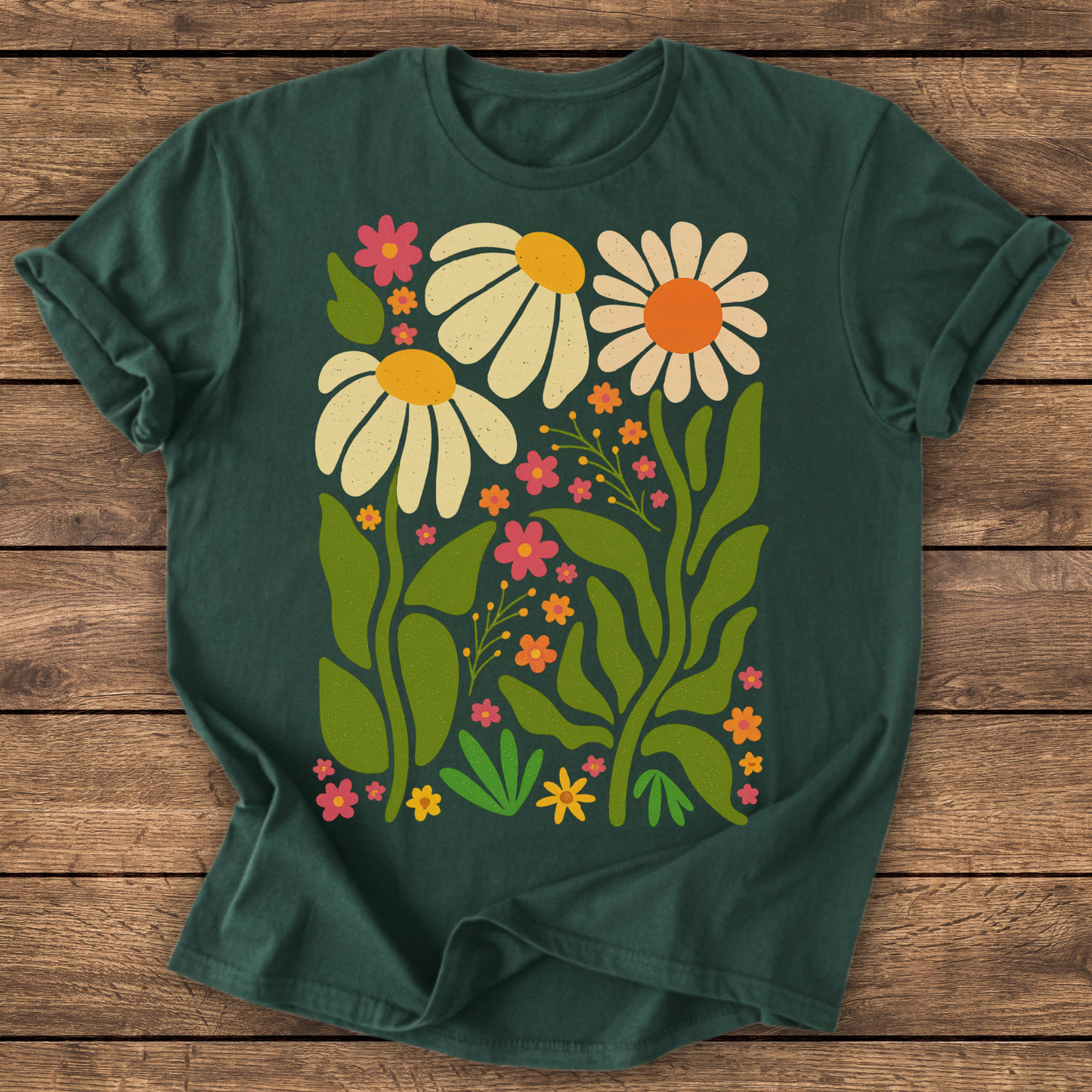 Whimsical Wildflowers T-shirt