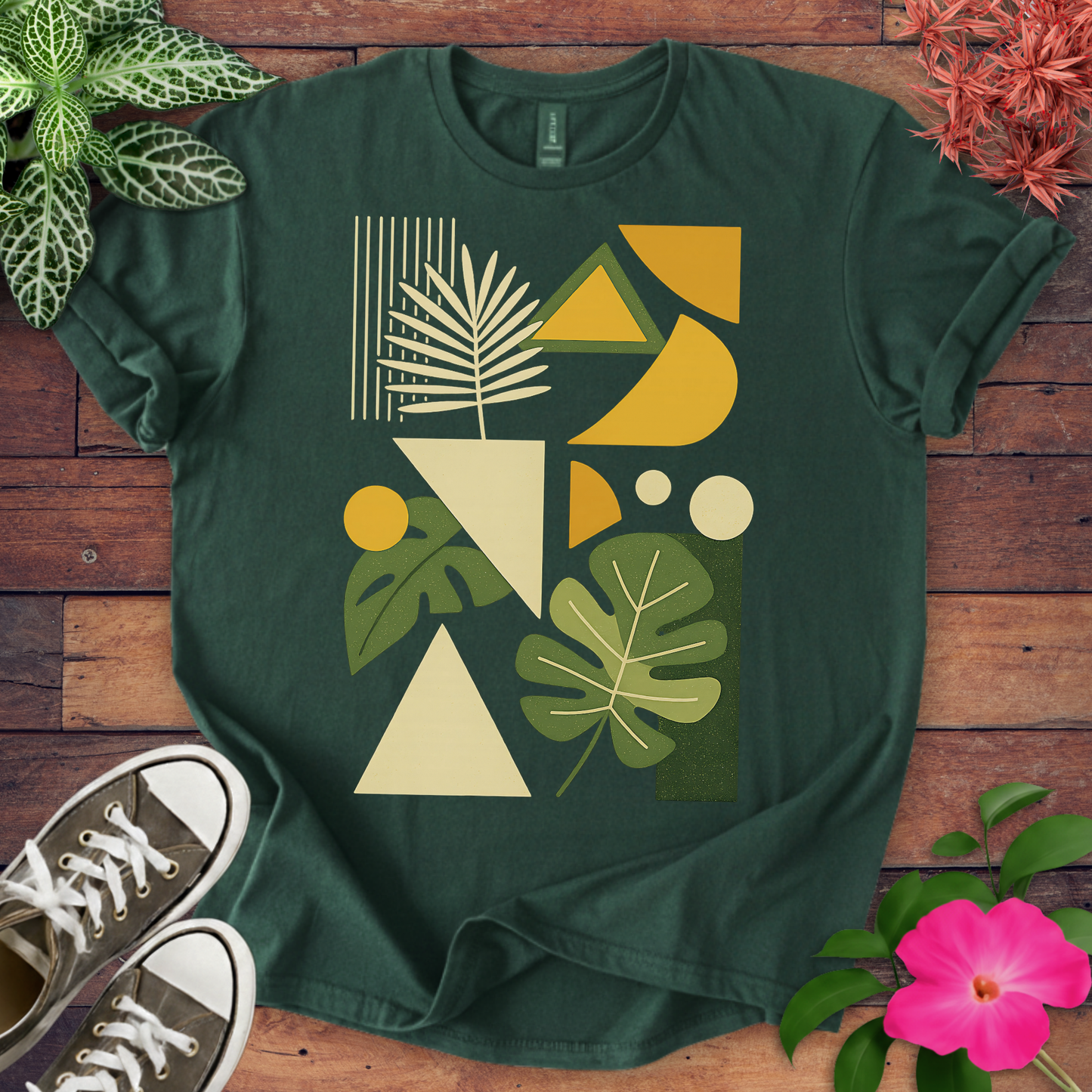 Geometric Jungle T-shirt