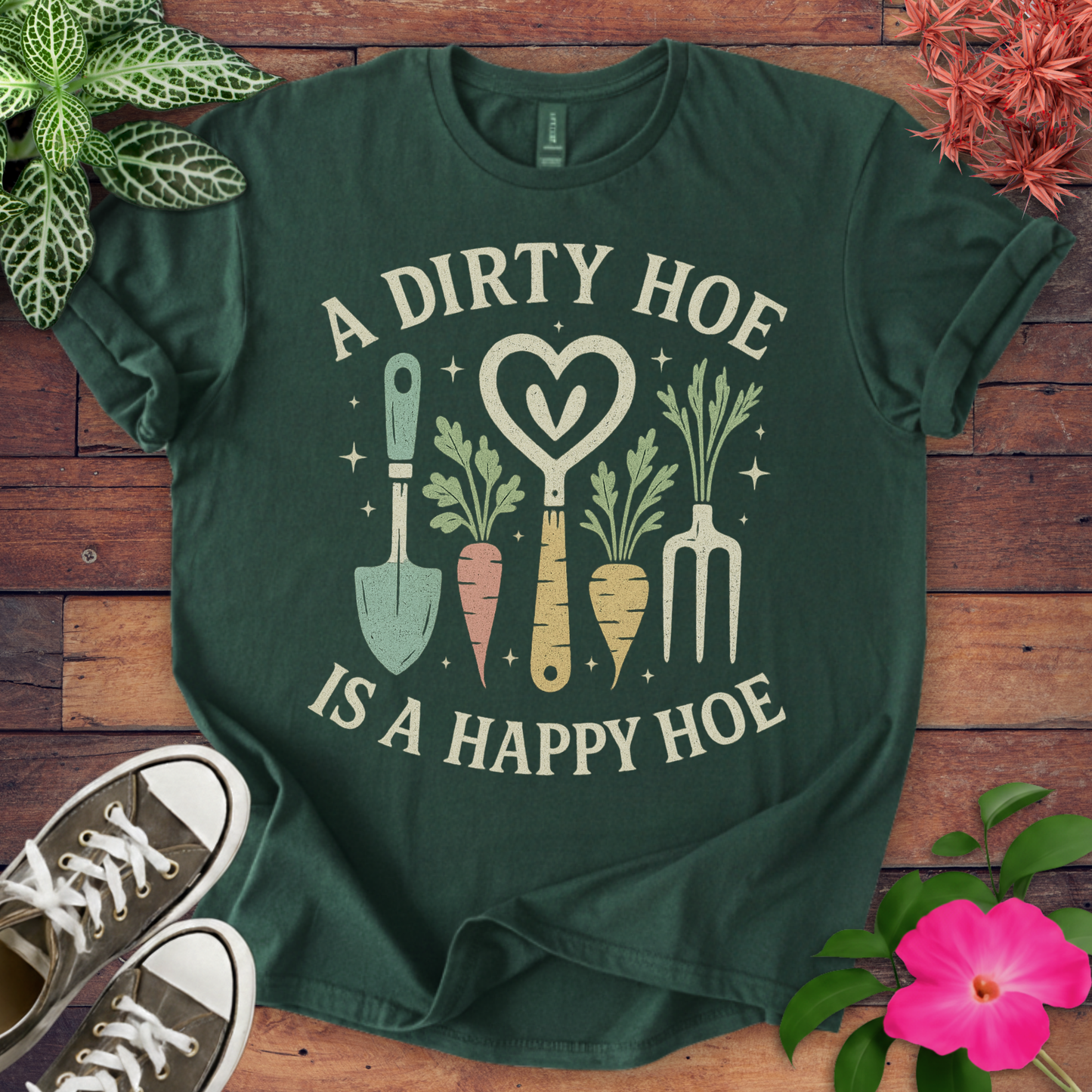 Dirty Hoe Happy Hoe T-shirt