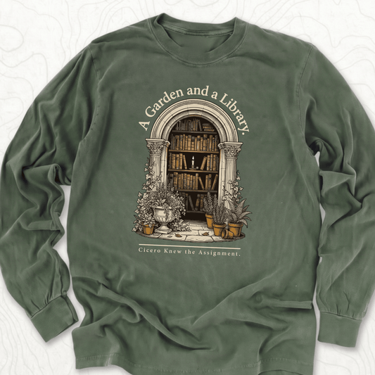 Garden Library LS T-shirt - Hemp