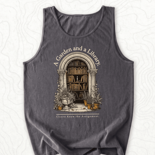 Garden Library Tank Top - Pepper