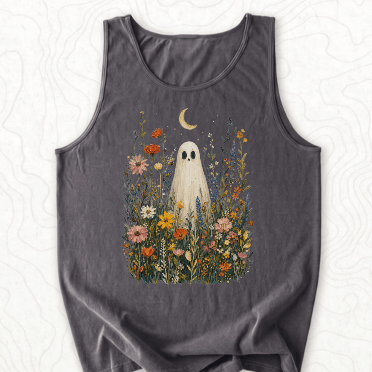 Ghost Wildflowers Tank Top - Pepper