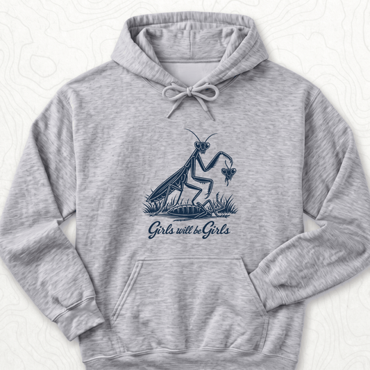 Girls Will Be Girls Hoodie - Sport Grey