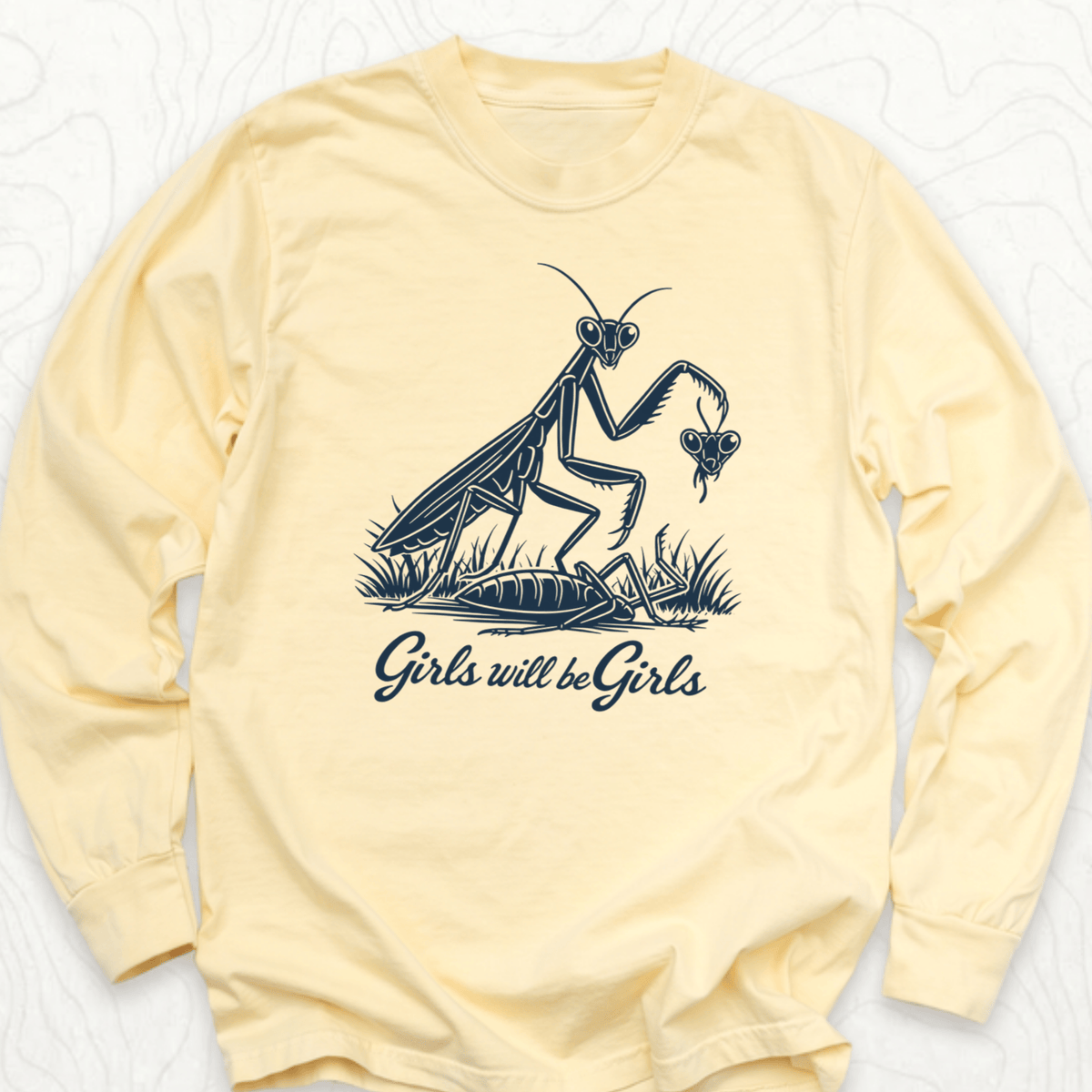 Girls Will Be Girls LS T-shirt - Butter