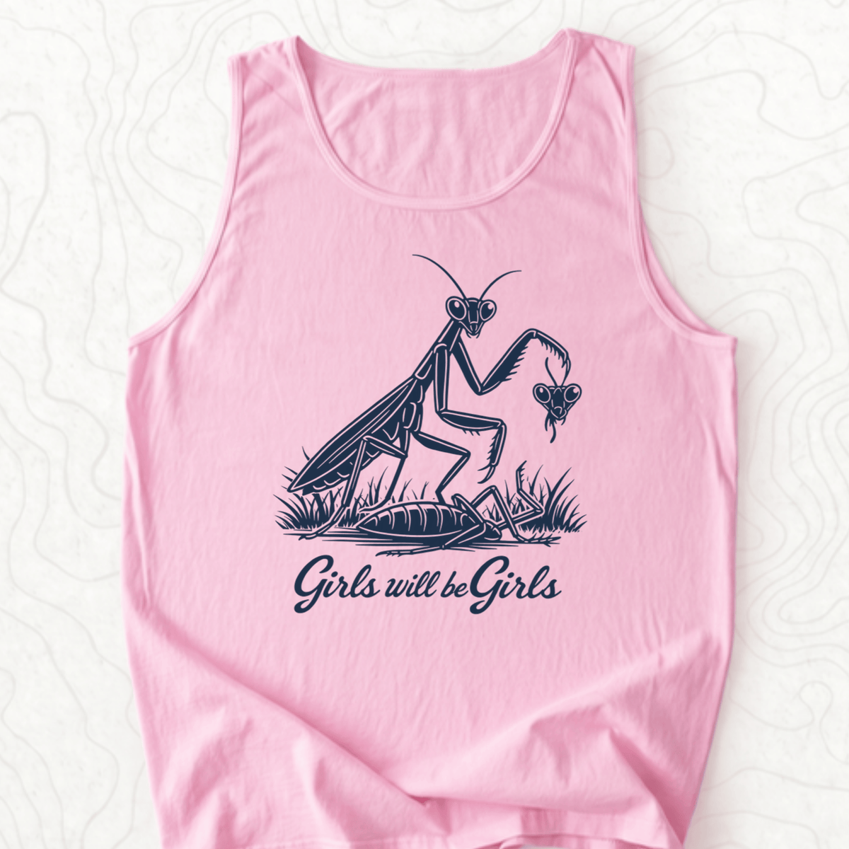 Girls Will Be Girls Tank Top - Blossom