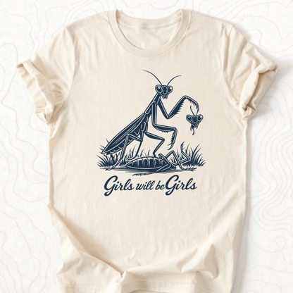 Girls Will Be Girls Tee - Natural