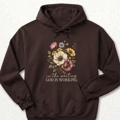 God Is Working Hoodie - Dark Chocolate