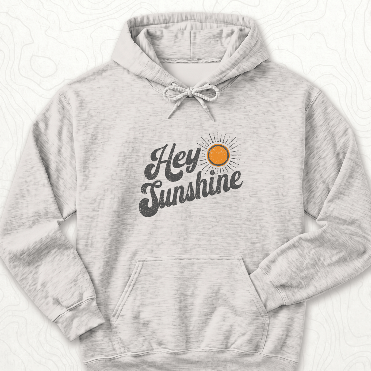 Hey Sunshine Hoodie - Ash