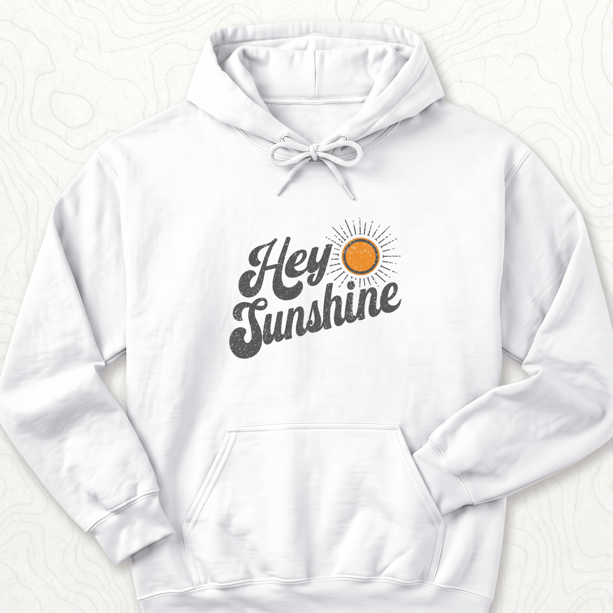 Hey Sunshine Hoodie - White