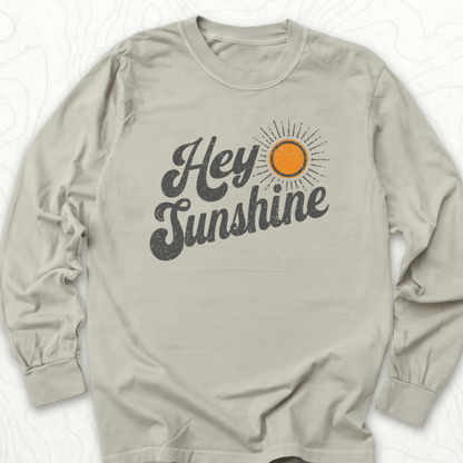 Hey Sunshine LS T-shirt - Sandstone