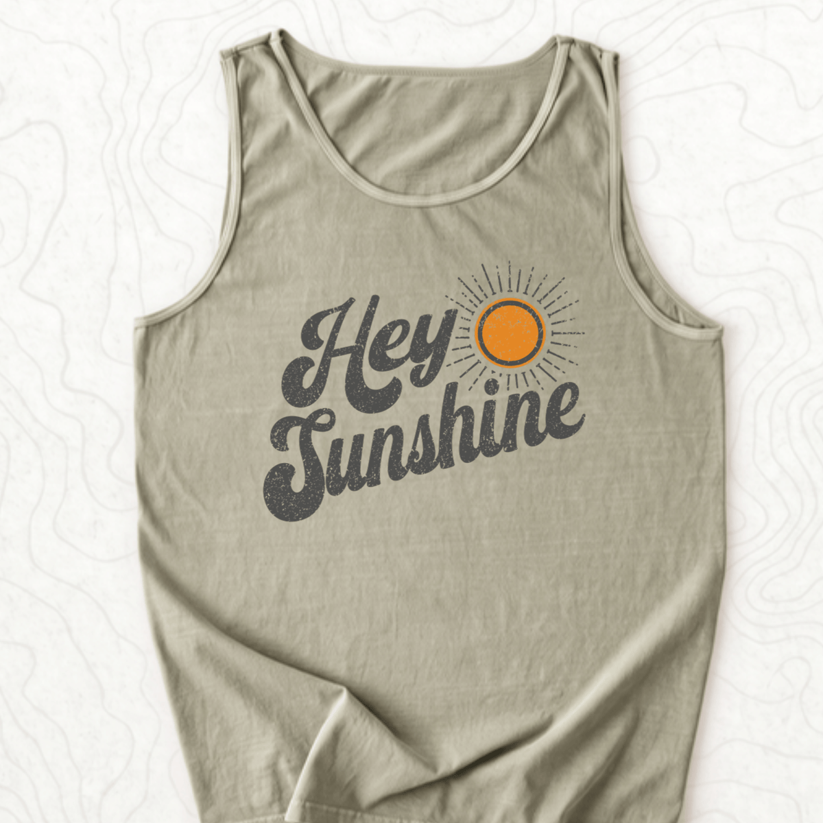 Hey Sunshine Tank Top - Sandstone