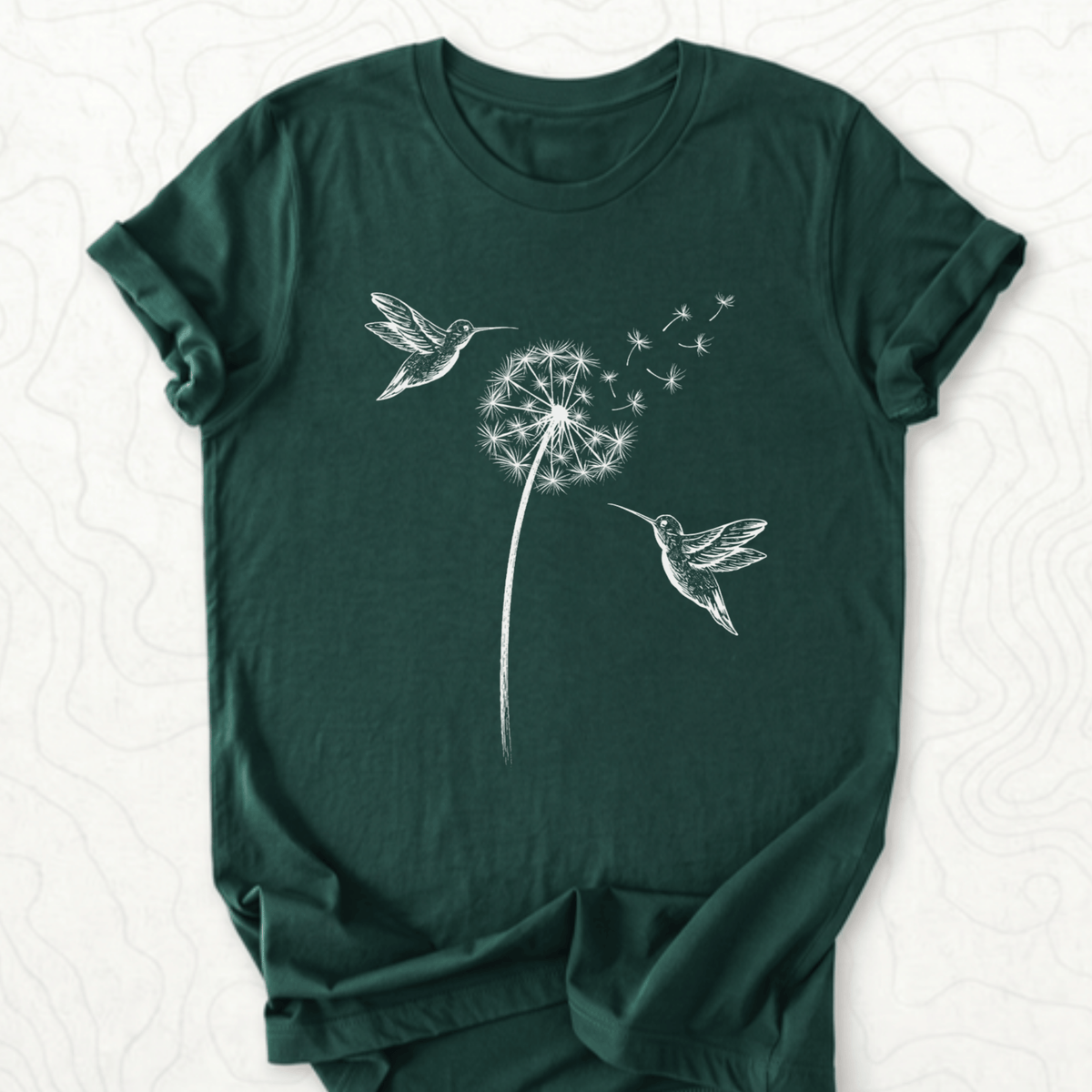 Hummingbird Dandelion Tee - Forest