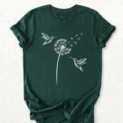 Hummingbird Dandelion Tee - Forest