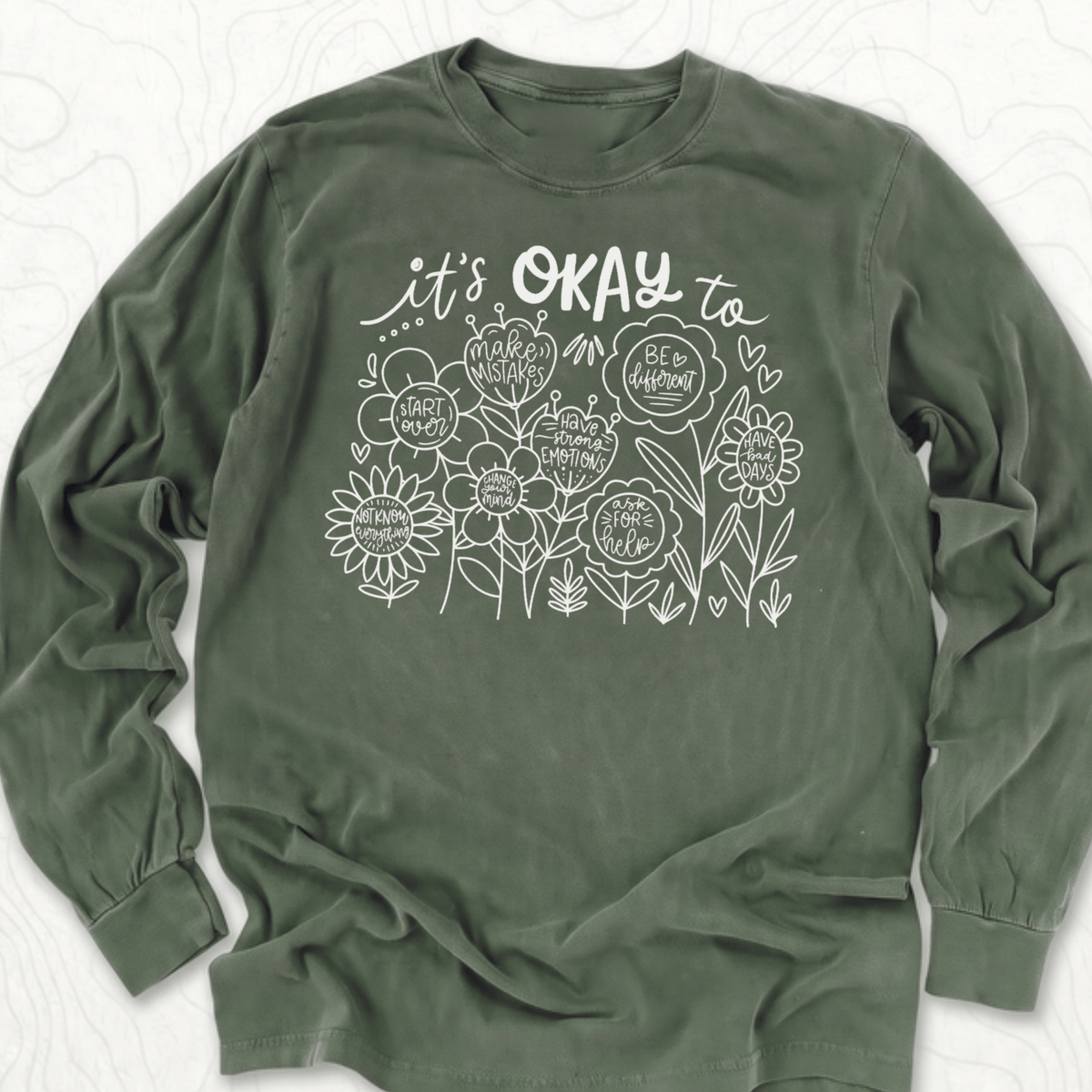 Its Okay LS T-shirt - Hemp