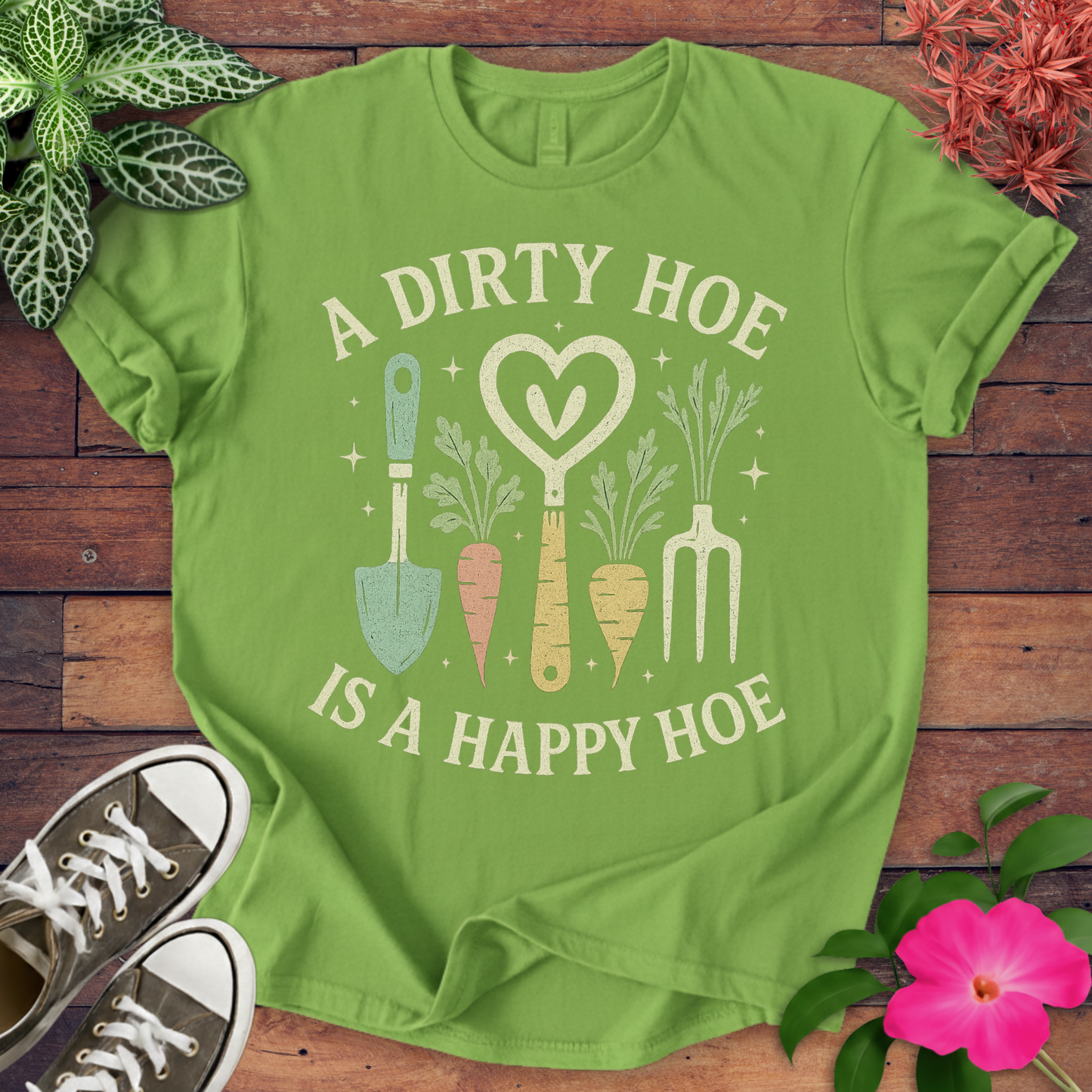 Dirty Hoe Happy Hoe T-shirt