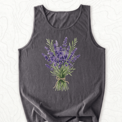 Lavender Bouquet Tank Top - Pepper