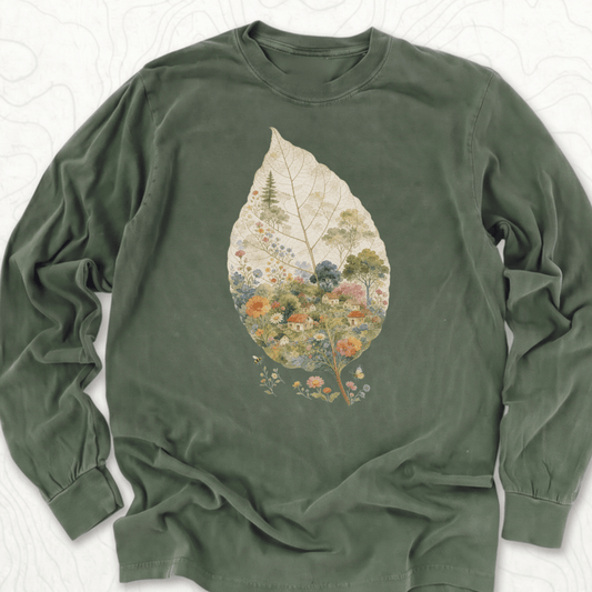Leaf Village LS T-shirt - Hemp