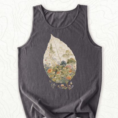 Leaf Village Tank Top - Pepper
