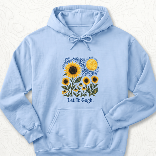 Let It Gogh Hoodie - Light Blue