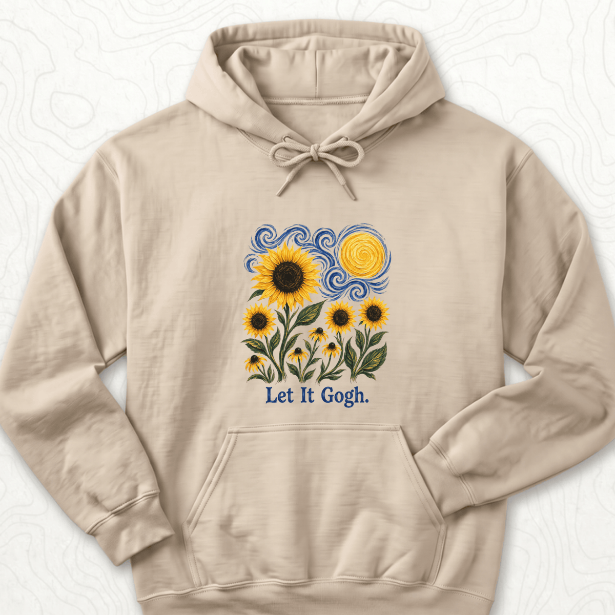 Let It Gogh Hoodie - Sand