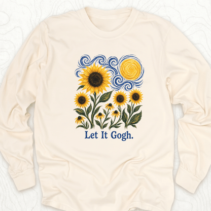 Let It Gogh LS T-shirt - Ivory