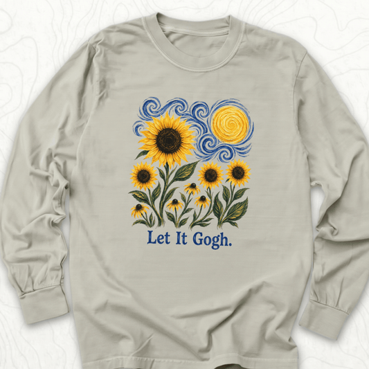 Let It Gogh LS T-shirt - Sandstone