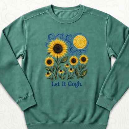 Let It Gogh Sweatshirt - Light Green