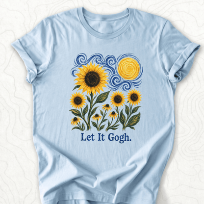 Let It Gogh Tee - Light Blue