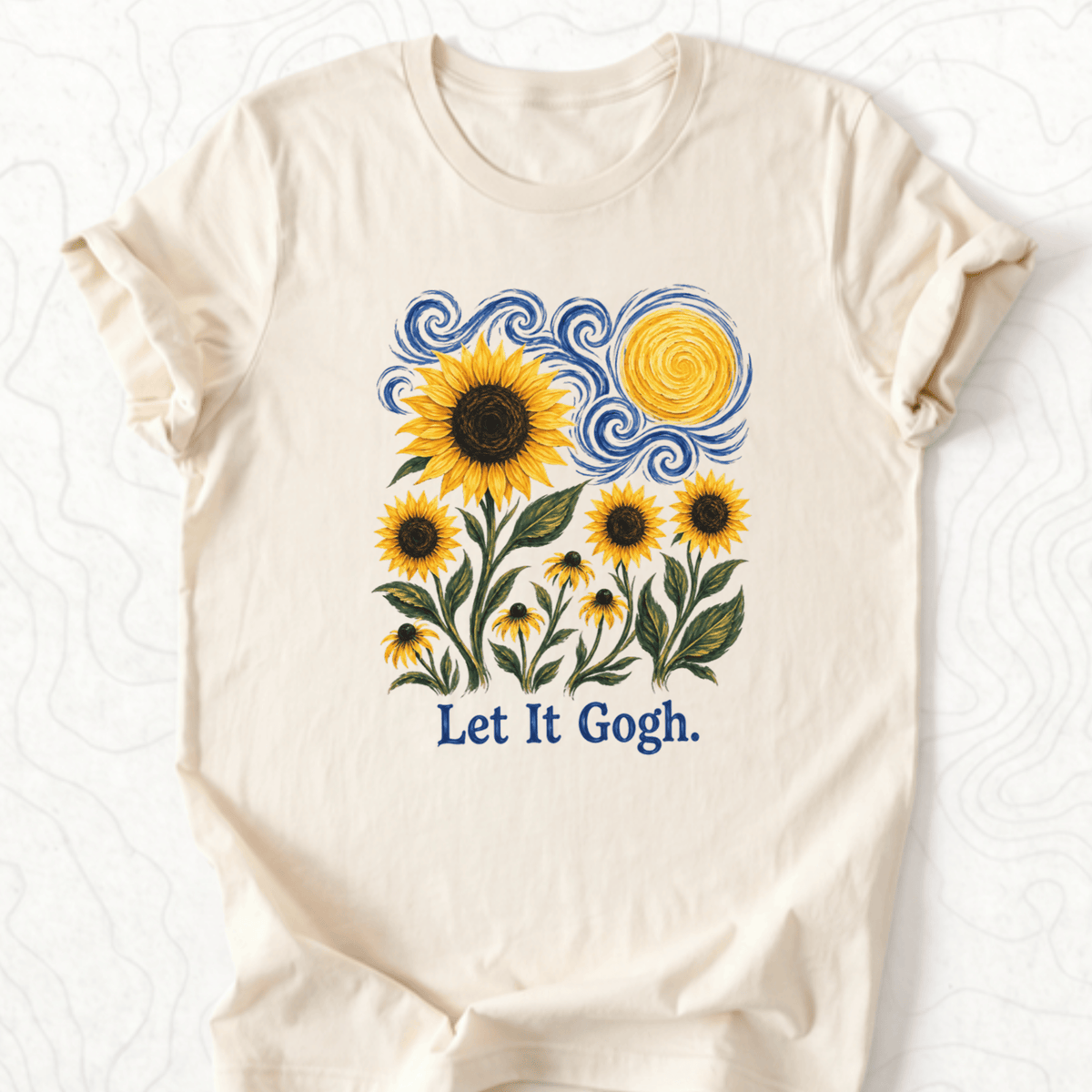 Let It Gogh Tee - Natural