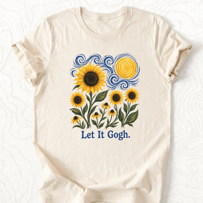 Let It Gogh Tee - Natural