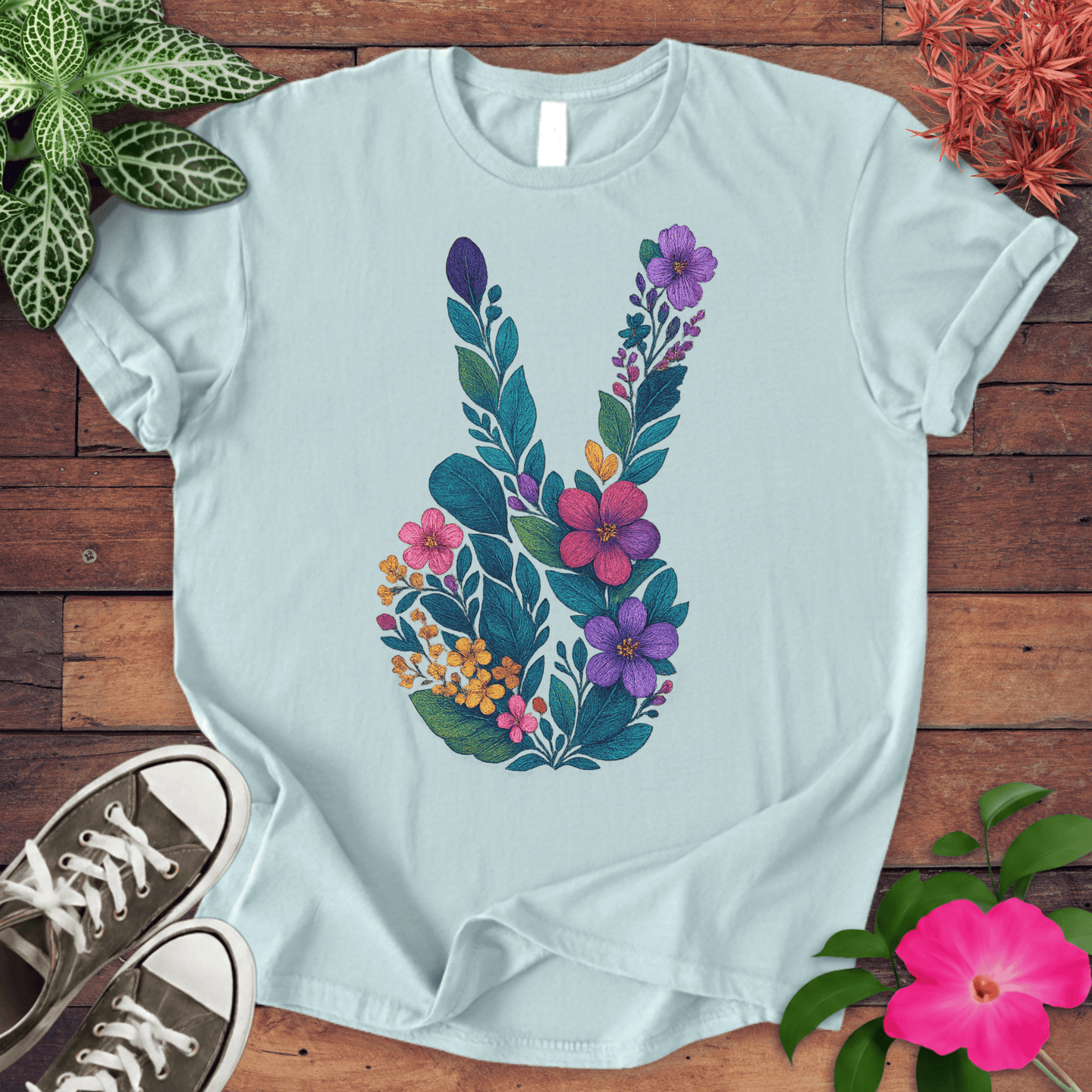 Floral Peace T-shirt