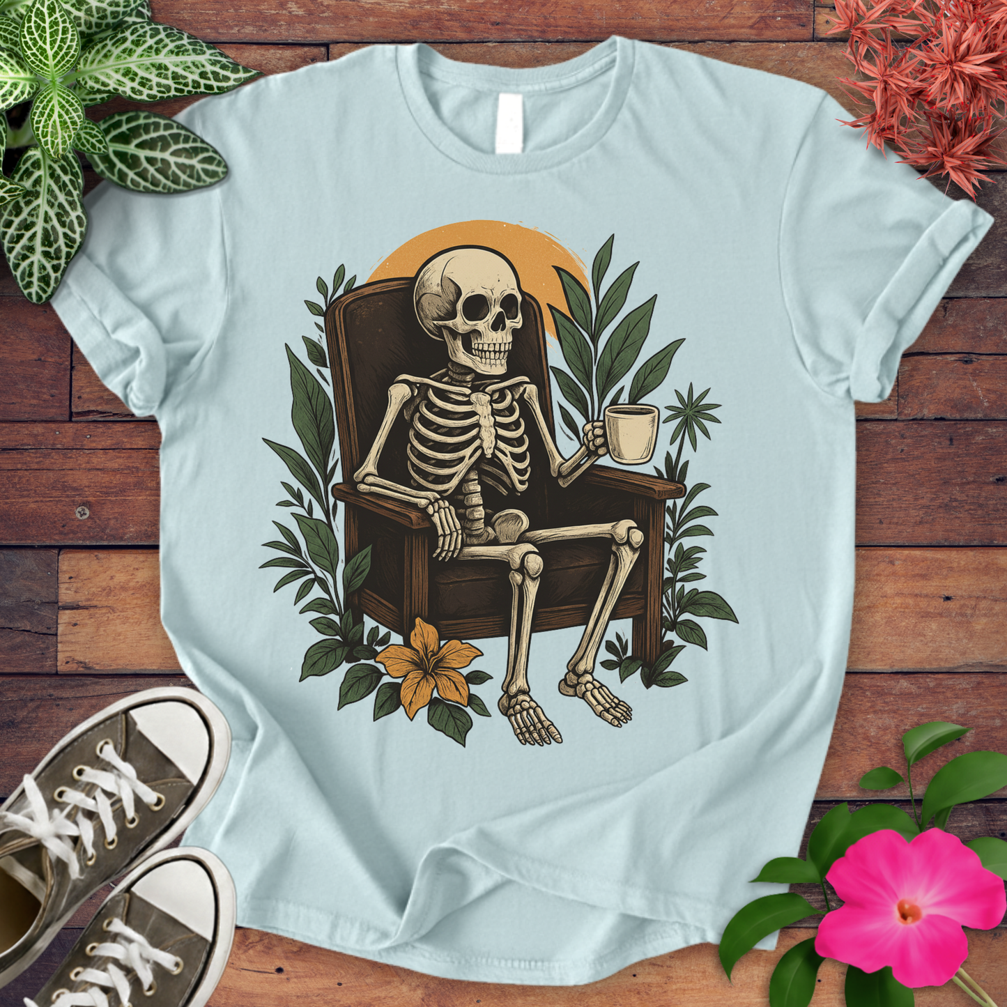 Skeleton Coffee T-shirt