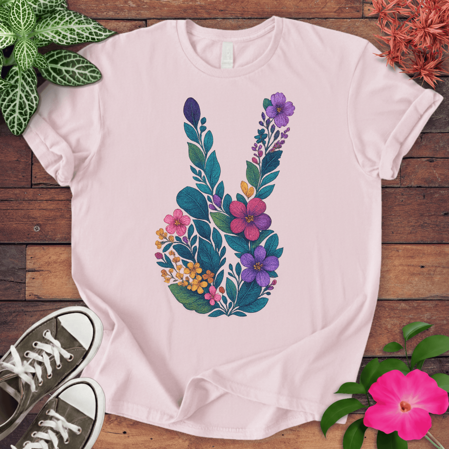 Floral Peace T-shirt