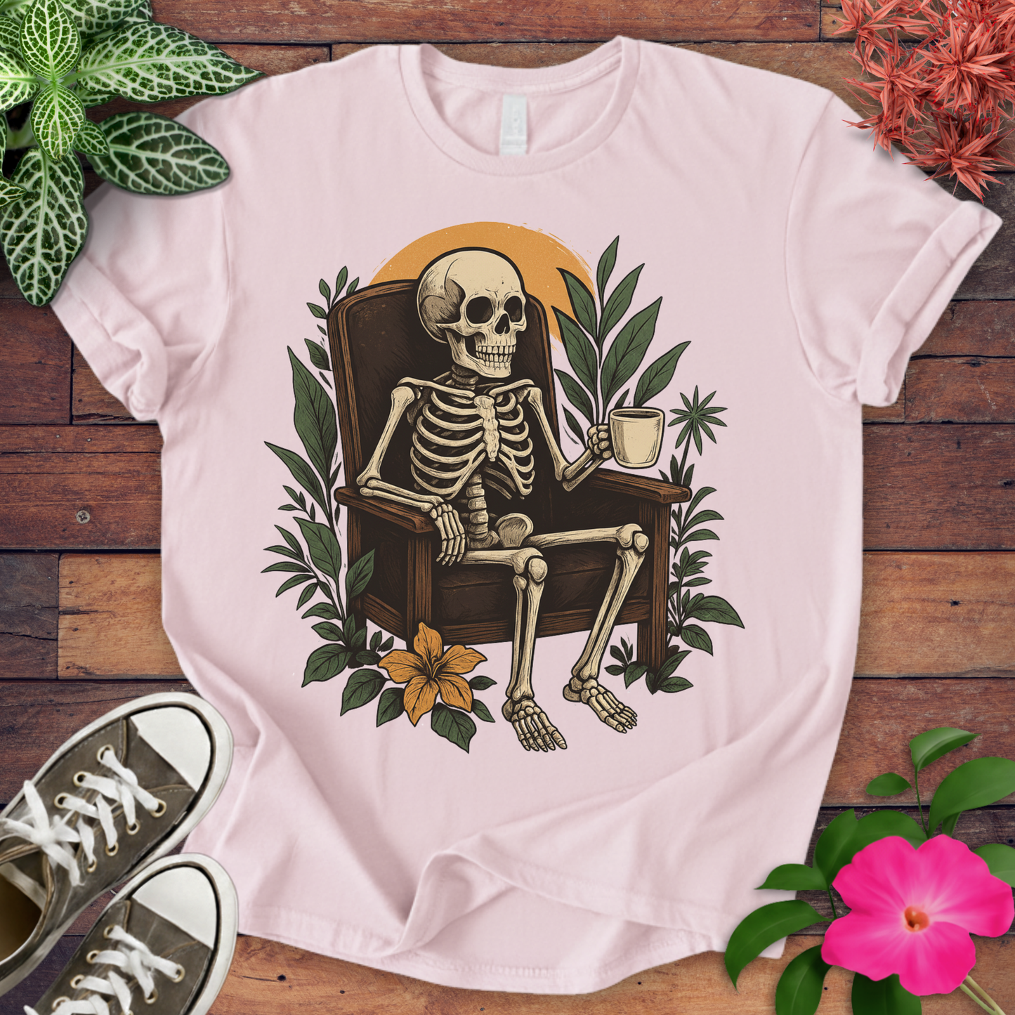 Skeleton Coffee T-shirt