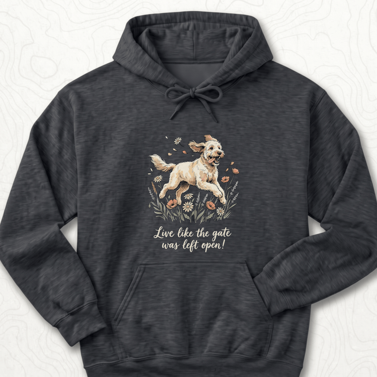 Live Like Hoodie - Dark Heather