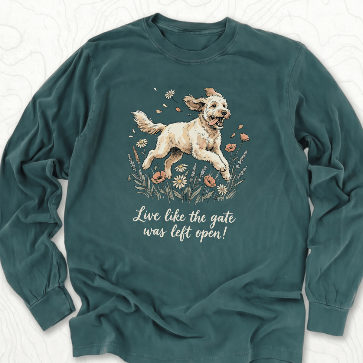 Live Like LS T-shirt - Blue Spruce