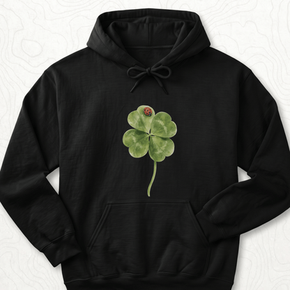 Lucky Clover Hoodie - Black