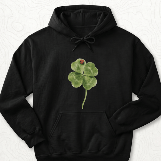 Lucky Clover Hoodie - Black