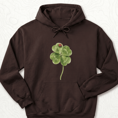 Lucky Clover Hoodie - Dark Chocolate