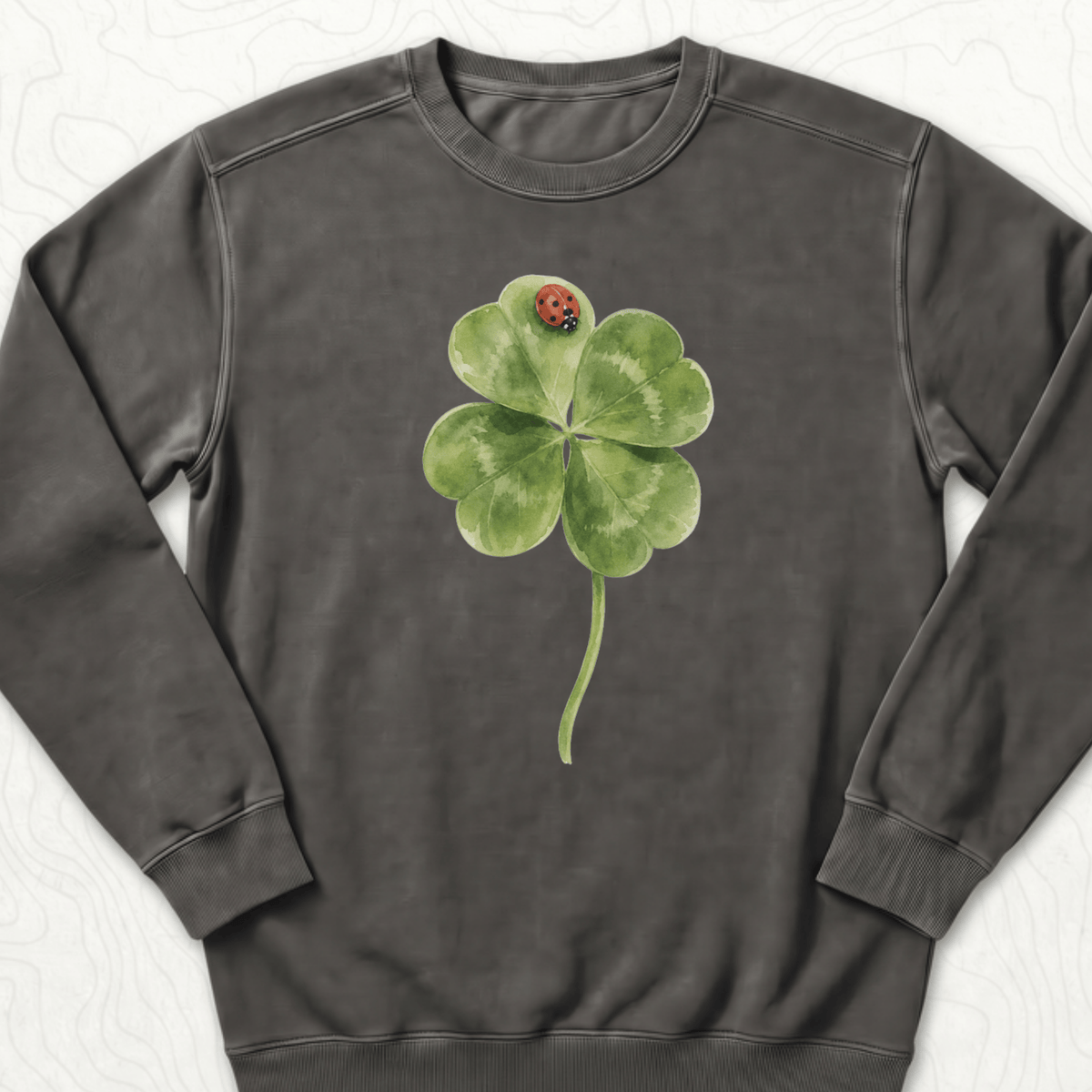 Lucky Clover Sweatshirt - Pepper